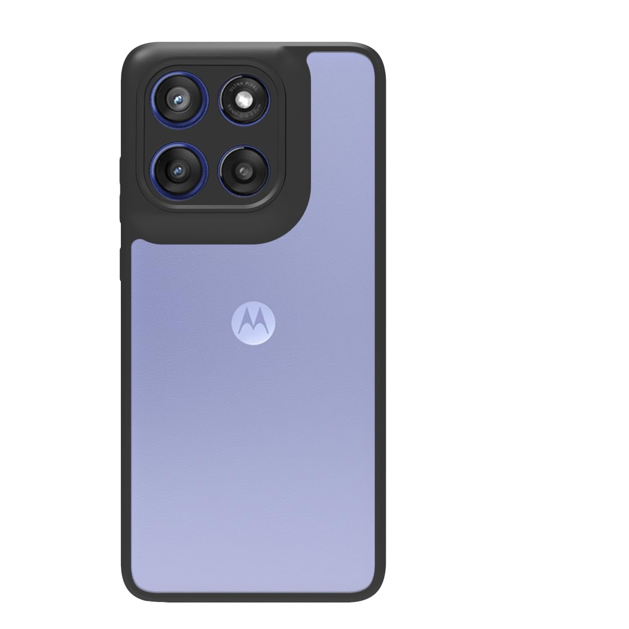 Motorola Edge 60 Stylus 5G Back Cover Case | Sleek Hybrid - Clear Black