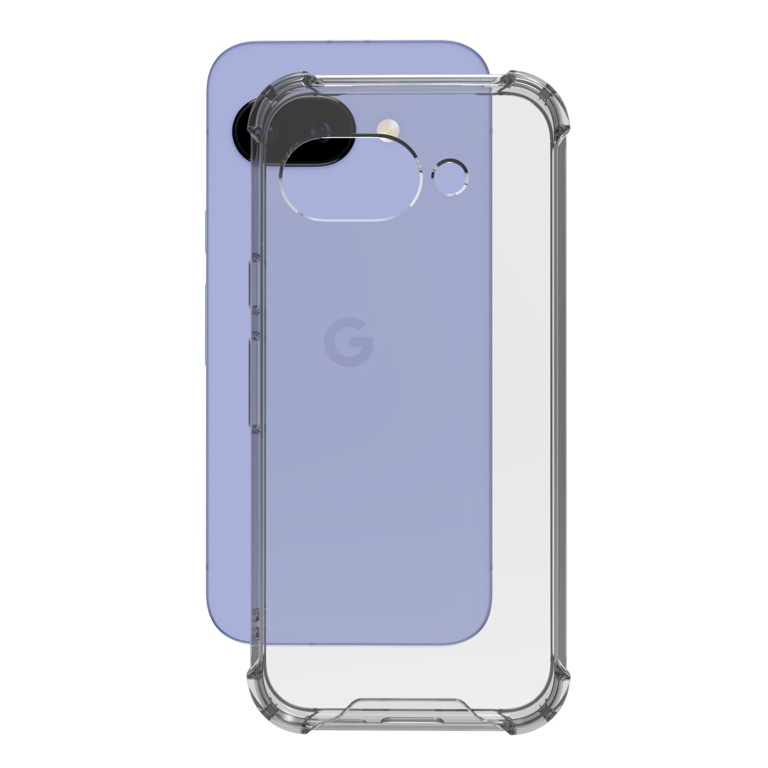 Google Pixel 9a Back Cover Case | Clear Hybrid - Clear