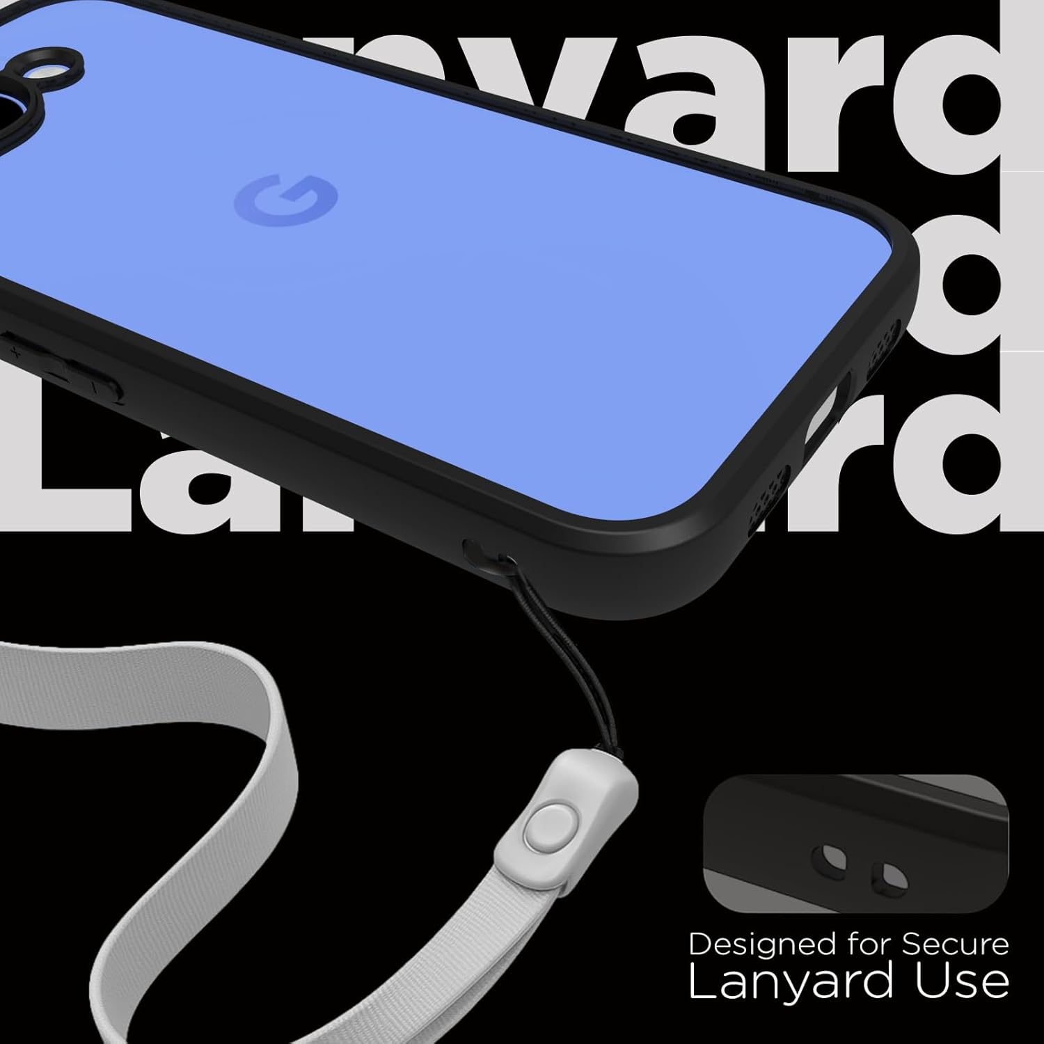 Google Pixel 10a Back Cover Case | Sleek Hybrid - Clear Black