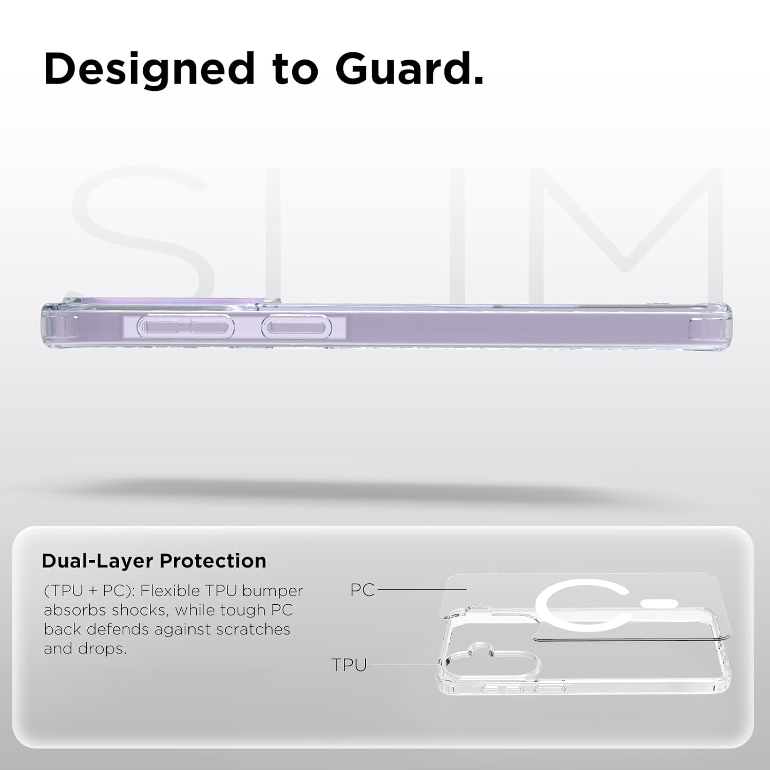 Samsung Galaxy A37  Back Cover Case | Clear Hybrid - Clear