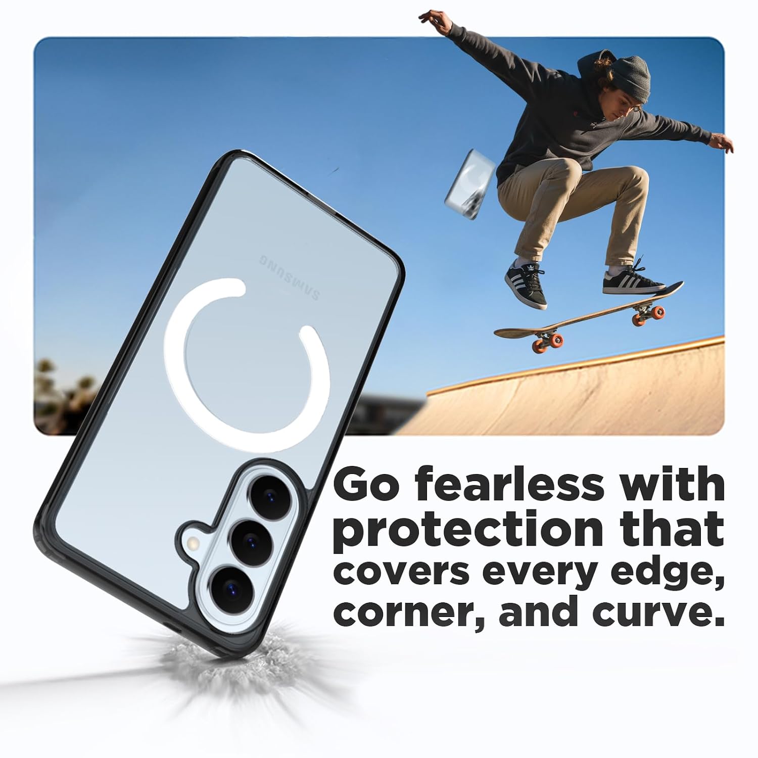Samsung Galaxy S26 Back Cover Case | Clear Hybrid - Clear