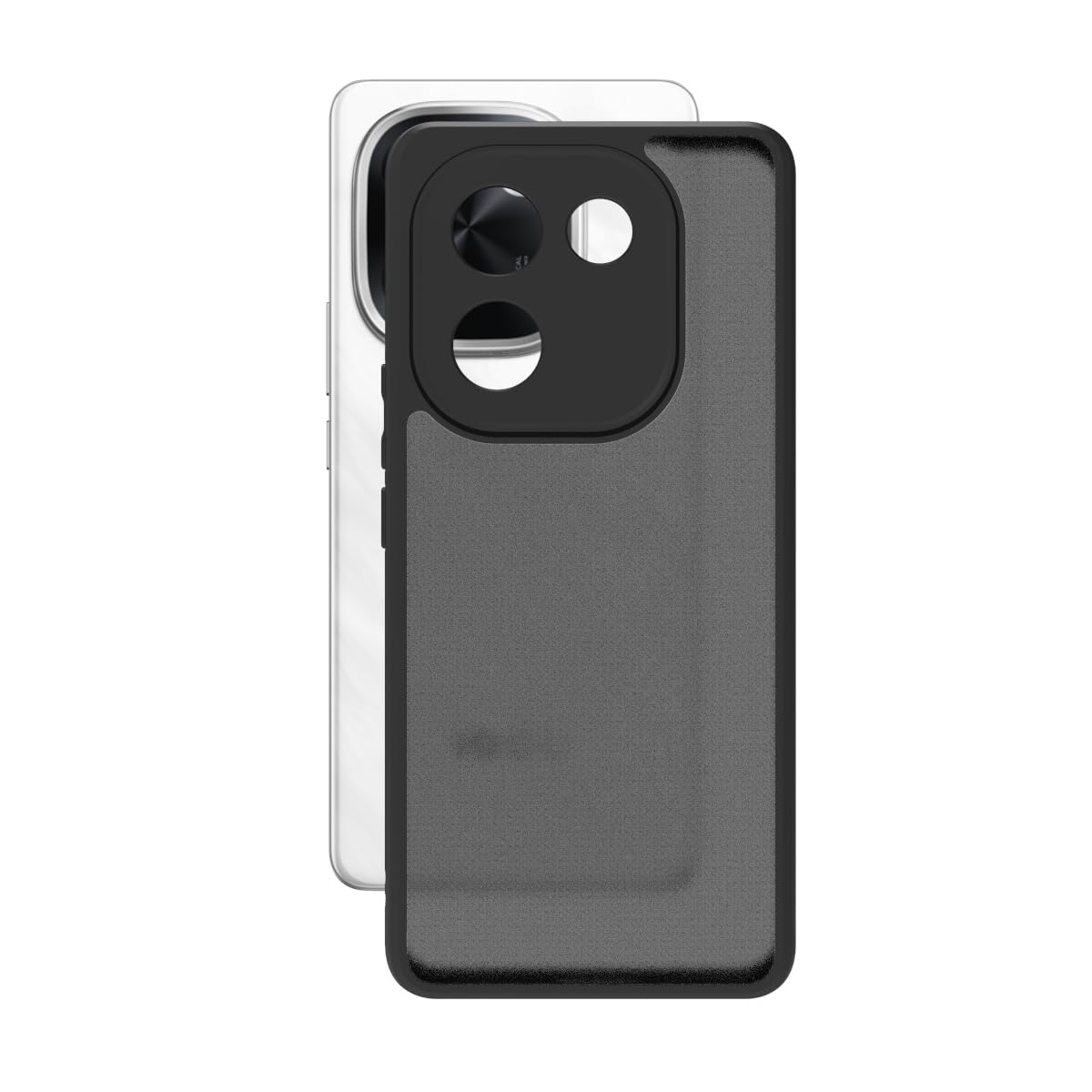 iQOO Z9s Pro 5G / Vivo T3 Pro 5G Back Cover Case | Sleek Hybrid - Matte Black