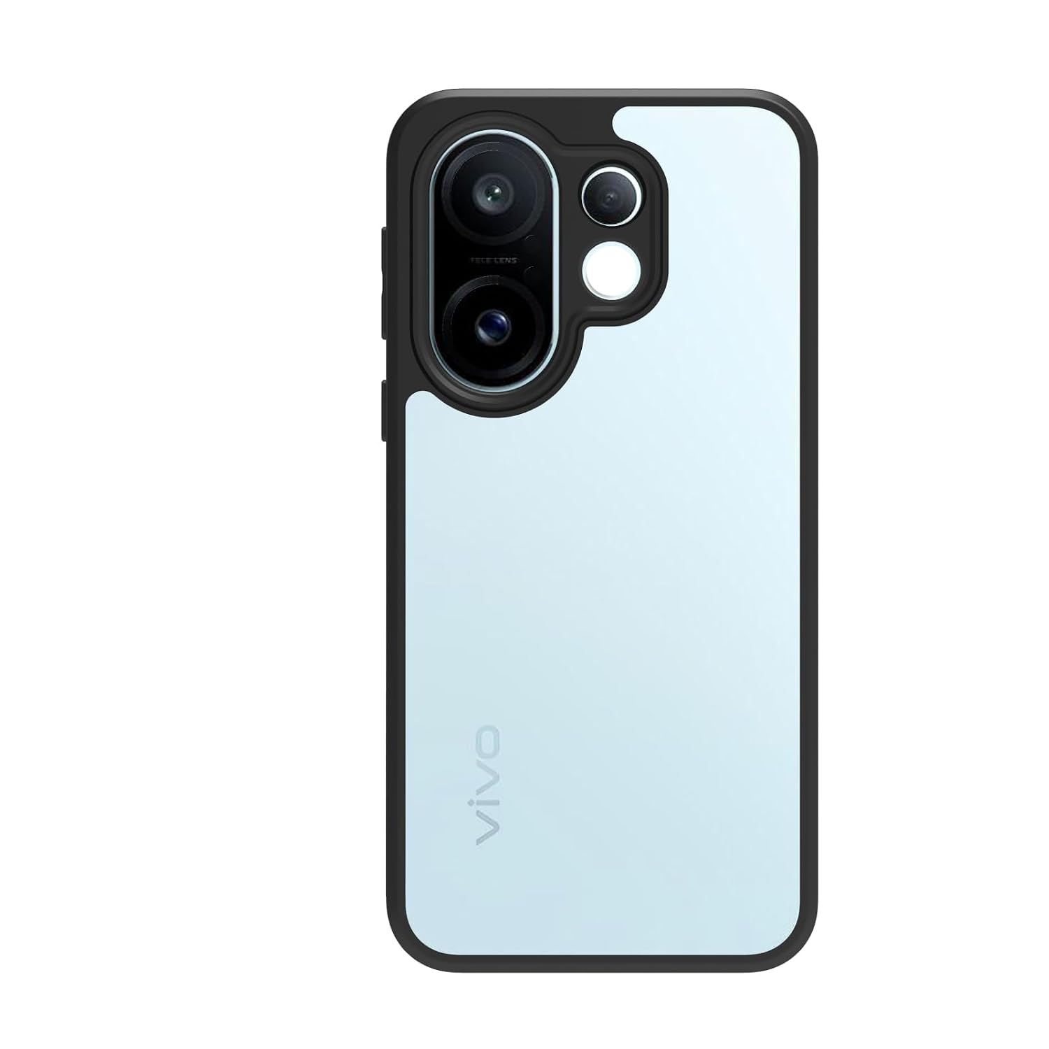 Vivo X200 FE 5G Back Cover Case | Sleek Hybrid - Clear Black