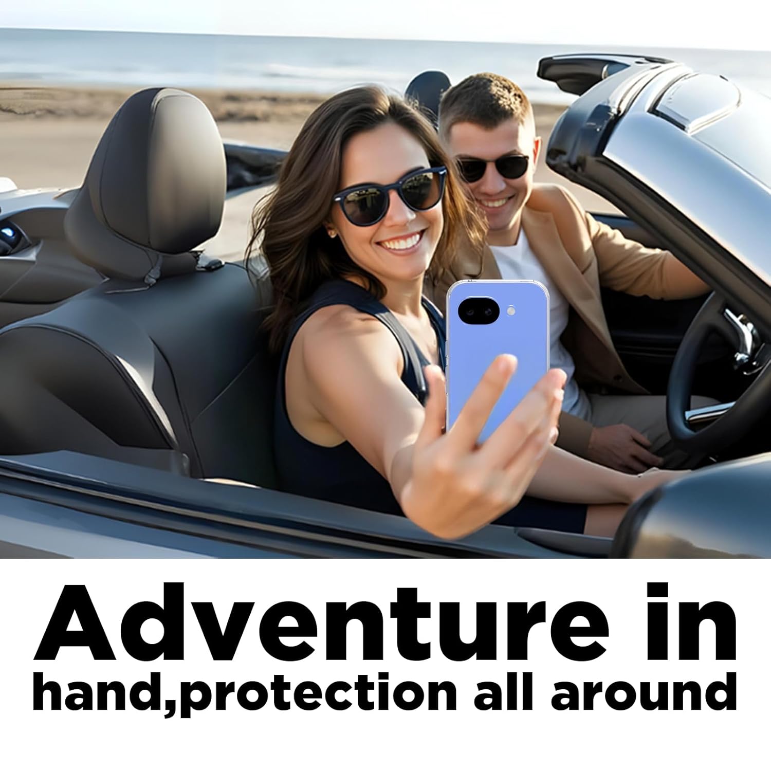 Google Pixel 10a Back Cover Case | Clear Hybrid - Clear Transparent