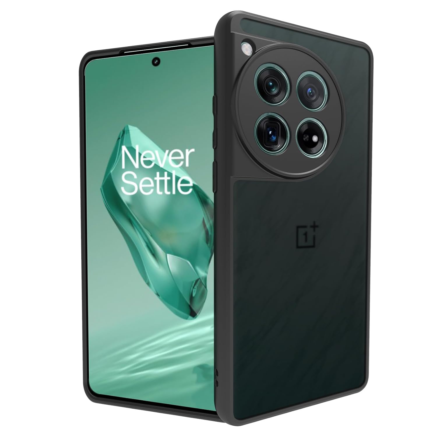 OnePlus 12 Back Cover Case | Sleek Hybrid - Matte Black