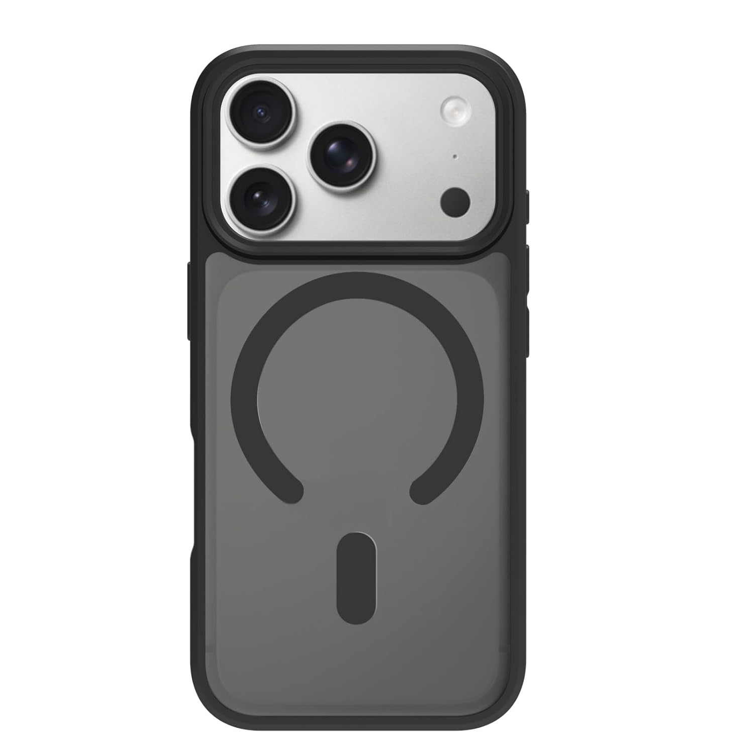 iPhone 17 Pro Back Cover Case | Sleek Hybrid - Matte Black Magnetic
