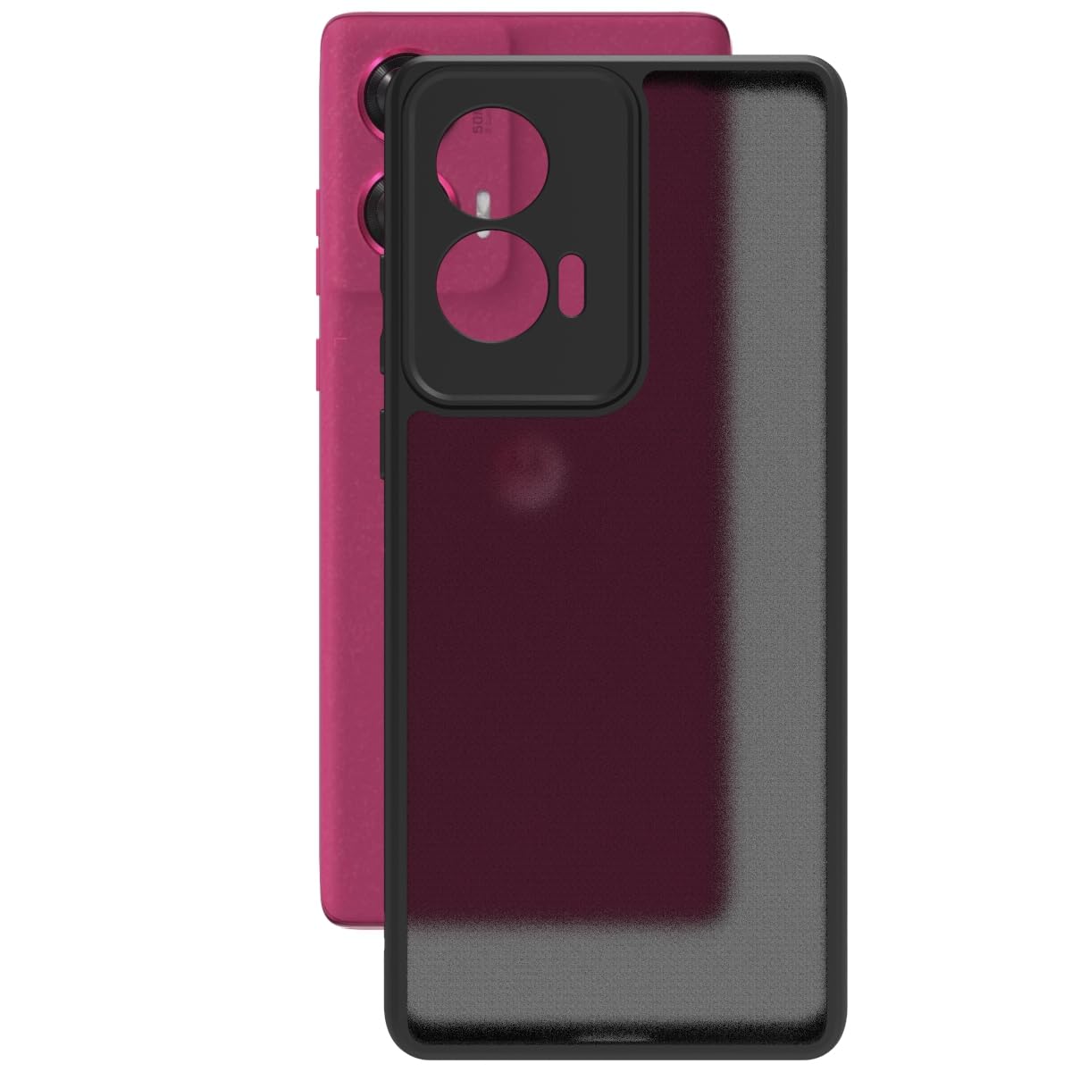 Motorola Edge 50 Fusion / G96 5G Back Cover Case | Sleek Hybrid - Matte Black
