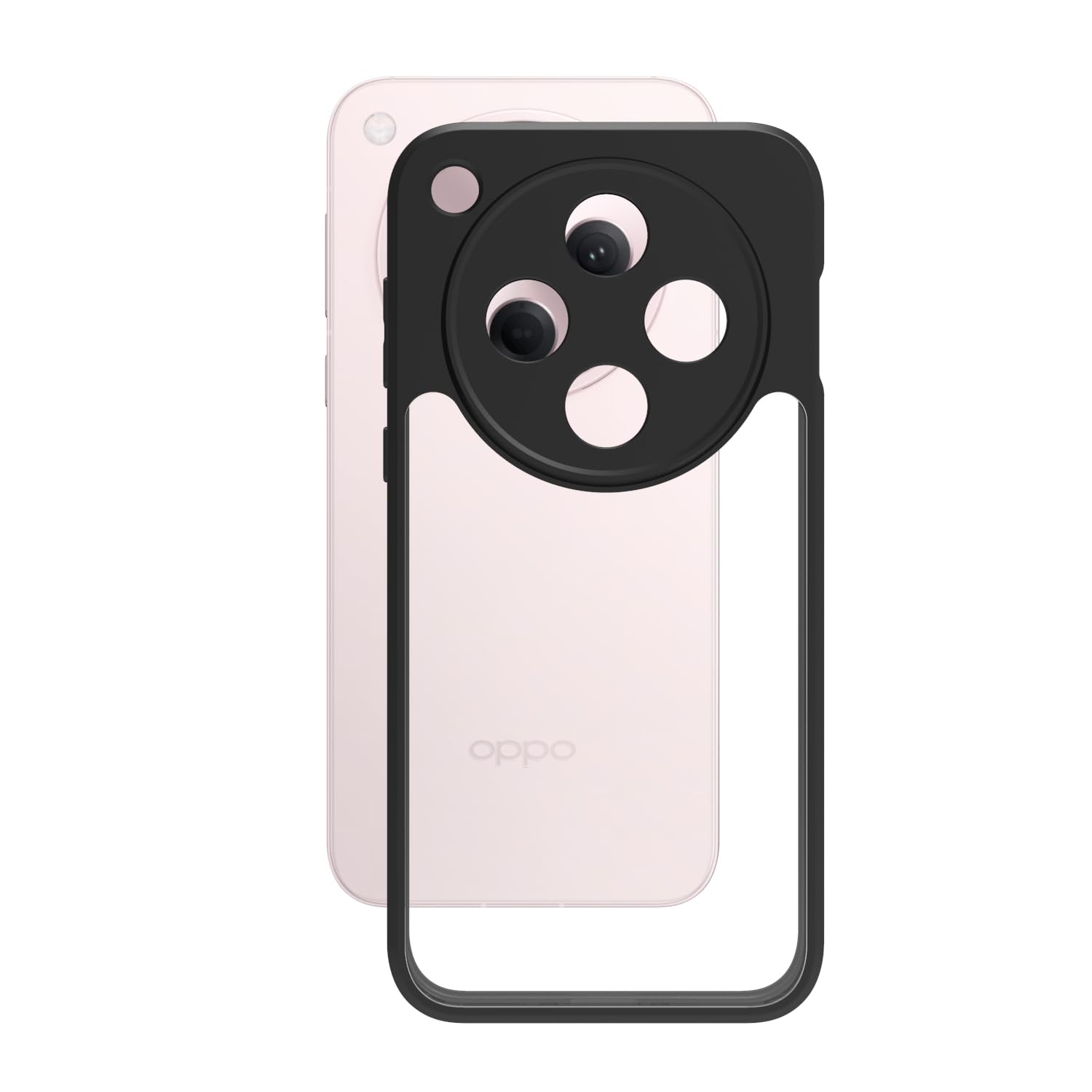 Oppo Find X8 5G Back Cover Case | Clear Hybrid - Clear Black
