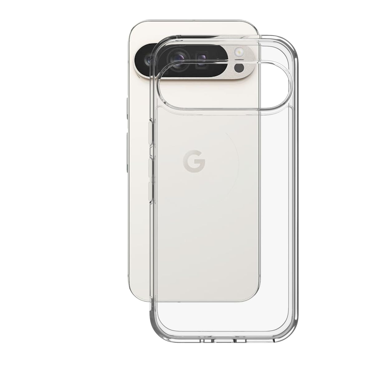 Google Pixel 9 Pro XL Back Cover Case | Clear Hybrid - Clear