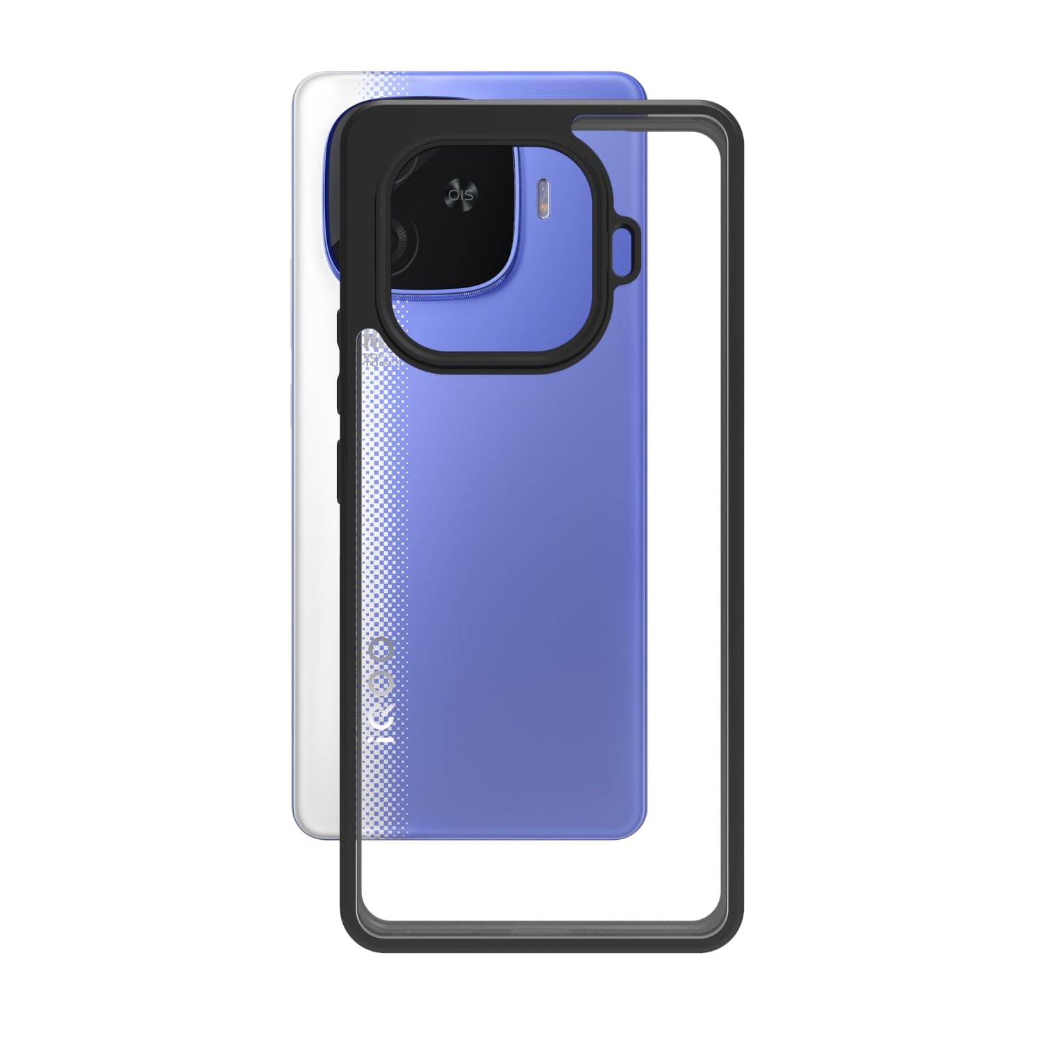 iQOO Neo 10R 5G Back Cover Case | Sleek Hybrid - Clear Black