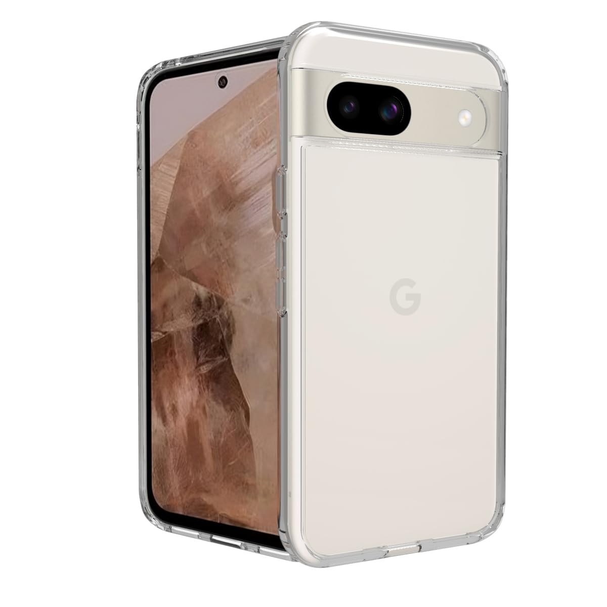 Google Pixel 8a Back Cover Case | Clear Hybrid - Clear