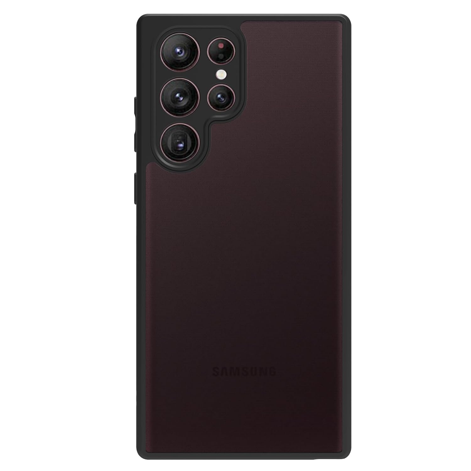 Samsung Galaxy S22 Ultra Back Cover Case | Sleek Hybrid - Matte Black