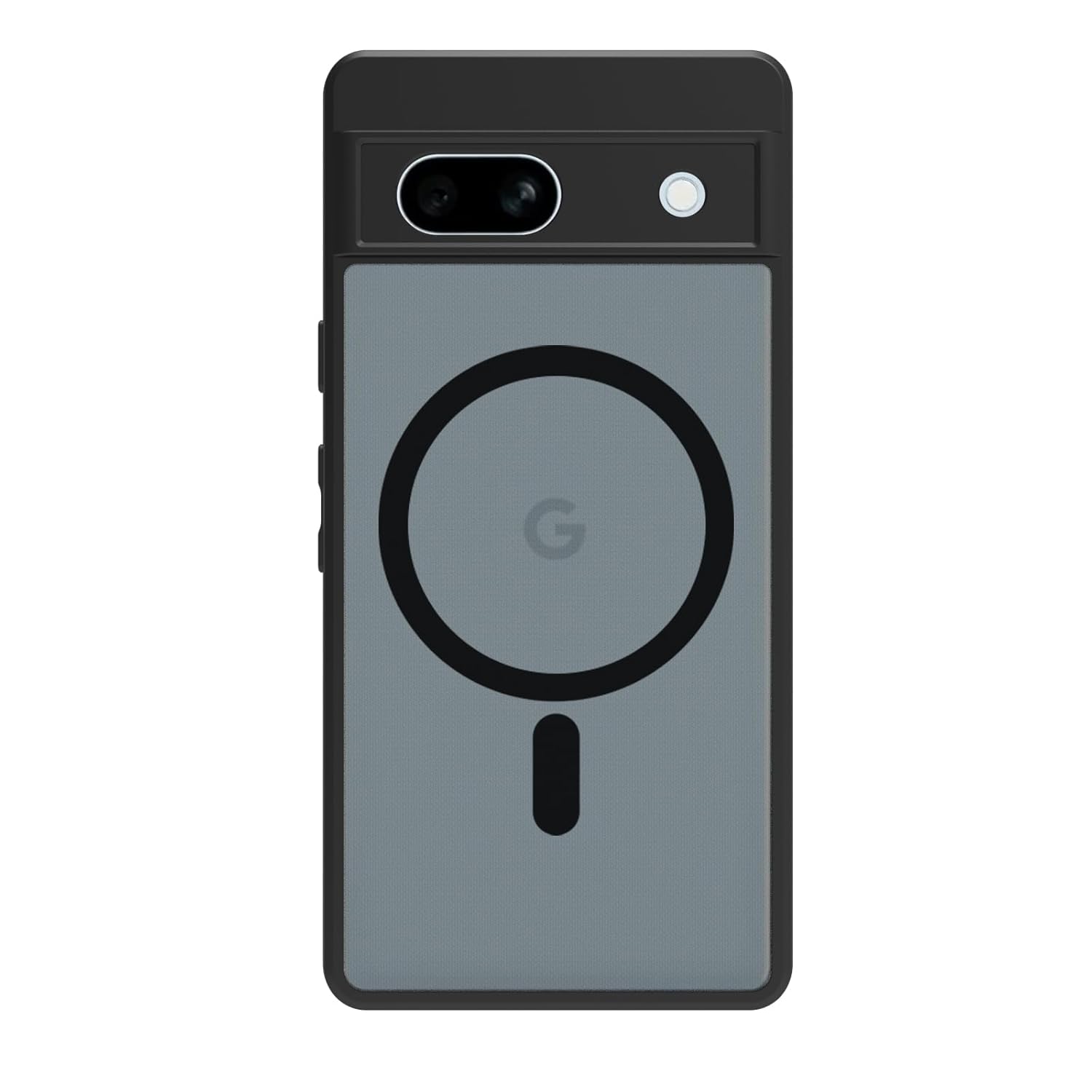 Google Pixel 7A Back Cover Case | Sleek Hybrid - Matte Black Magnetic