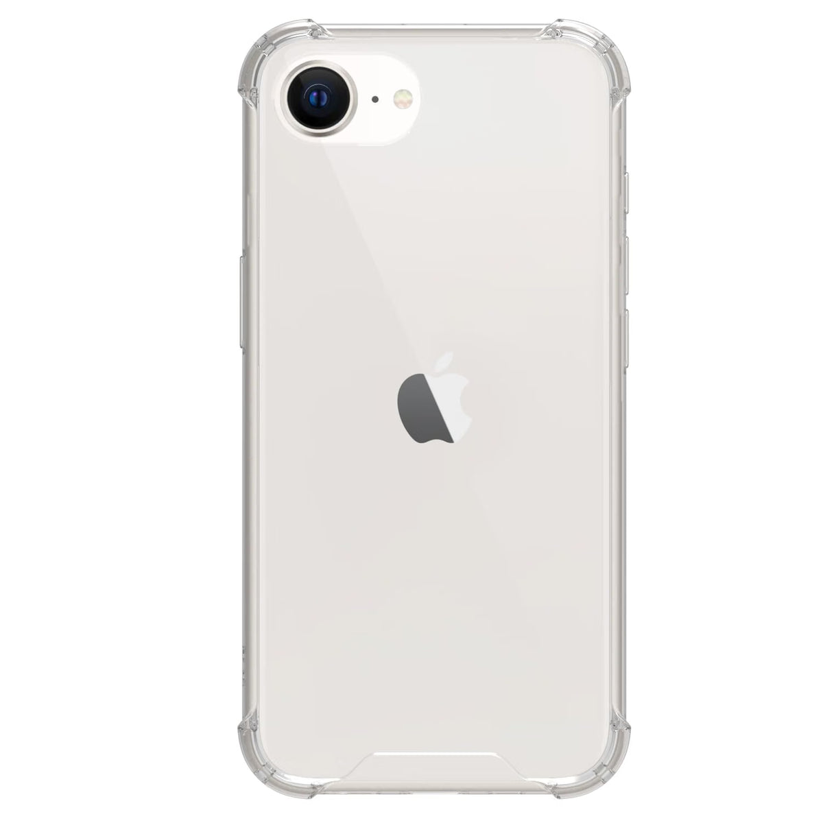 iPhone 16e / iPhone 17e Back Cover Case | Clear Hybrid - Clear