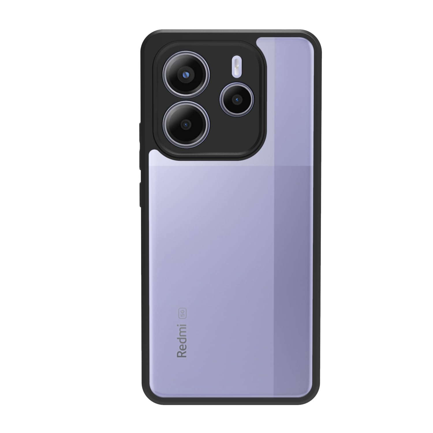 Redmi Note 14 5G Back Cover Case | Sleek Hybrid - Clear