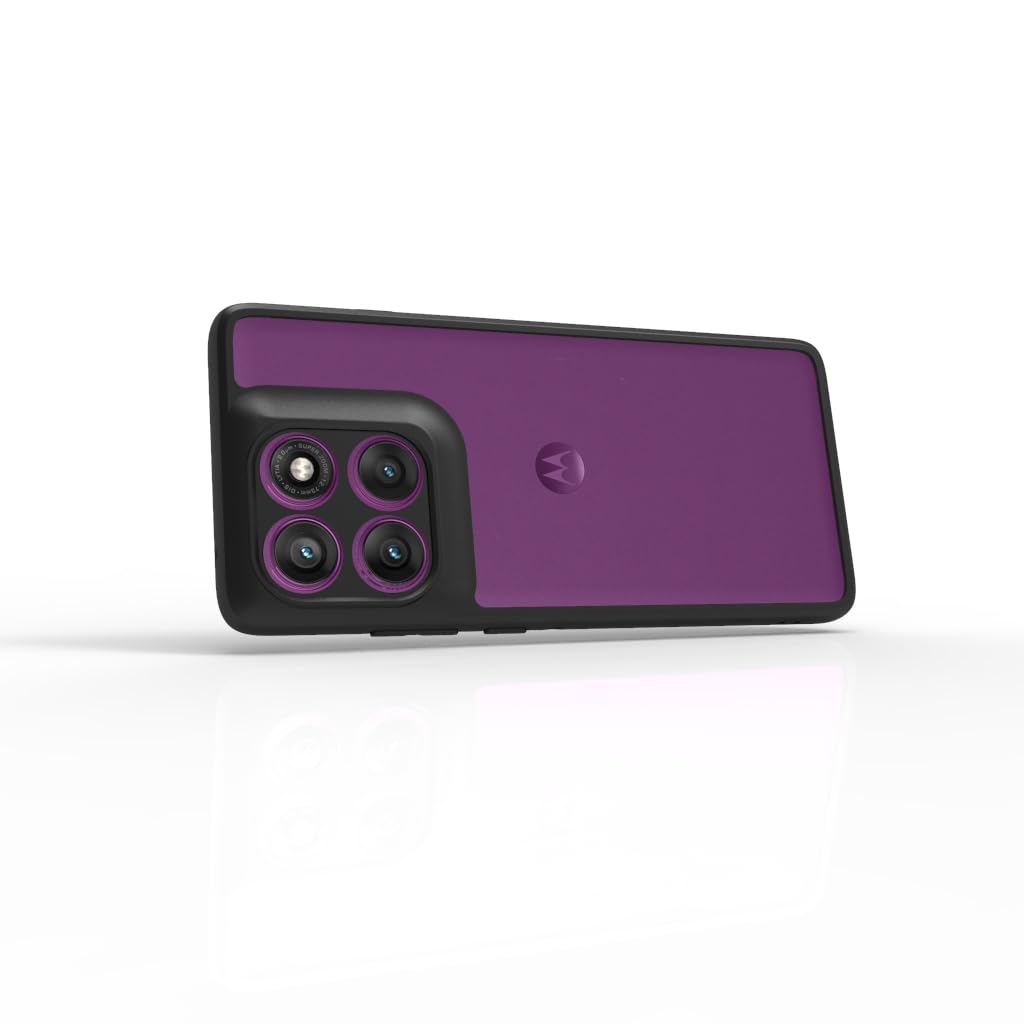 Motorola Edge 60 Pro Back Cover Case | Sleek Hybrid - Clear Black