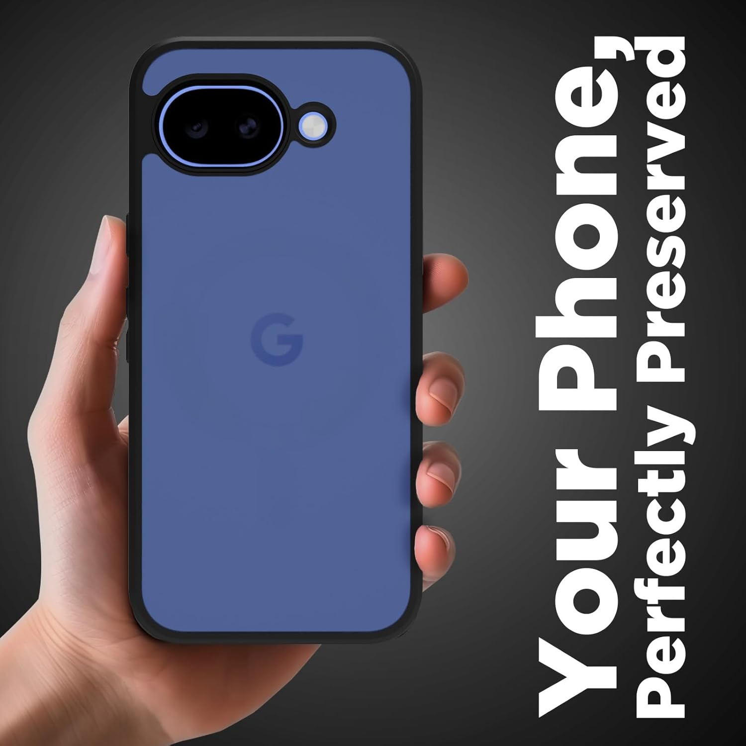 Google Pixel 10a Back Cover Case | Sleek Hybrid - Matte Black