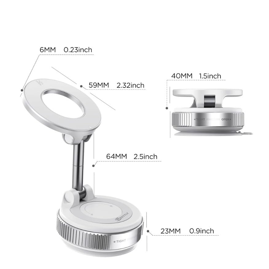 Magnetic Phone Mount | AstroMax - White