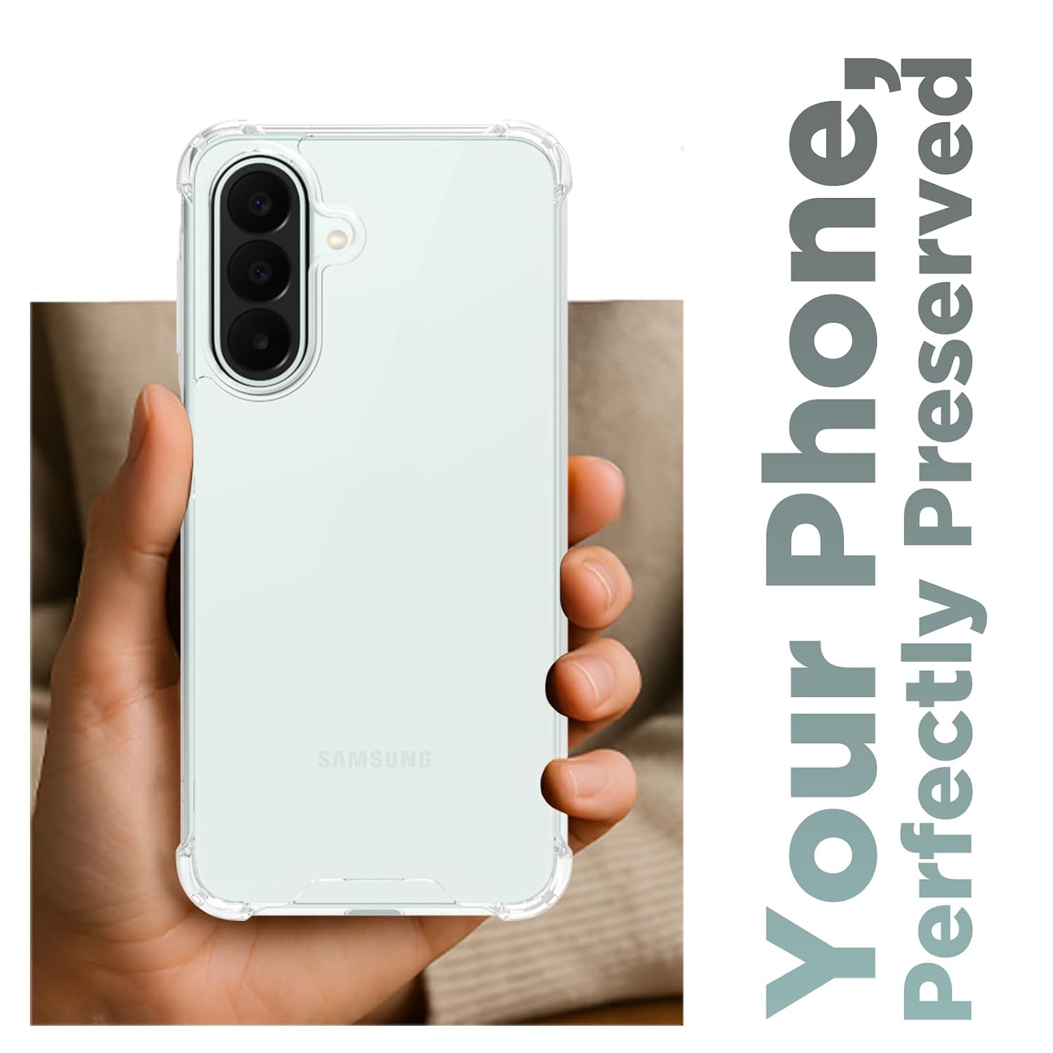 Samsung Galaxy A27 Back Cover Case | Clear Hybrid - Clear