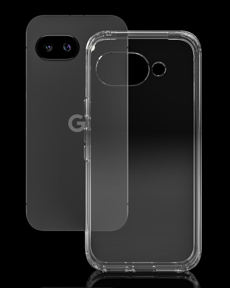 Google Pixel 9a Back Cover Case | Clear Hybrid - Clear
