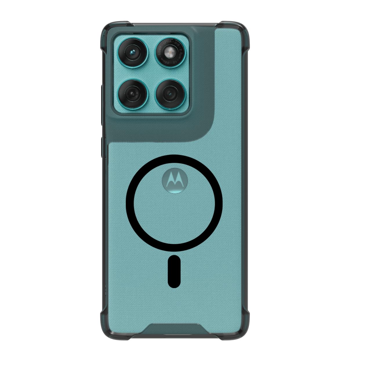 Motorola Edge 60 Fusion / Edge 60 Back Cover Case | Clear Hybrid - Clear Magnetic