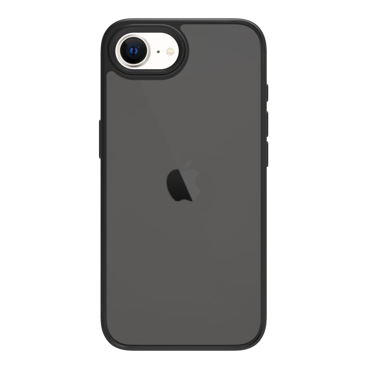 iPhone 16e Back Cover Case | Tough Hybrid - Matte Black