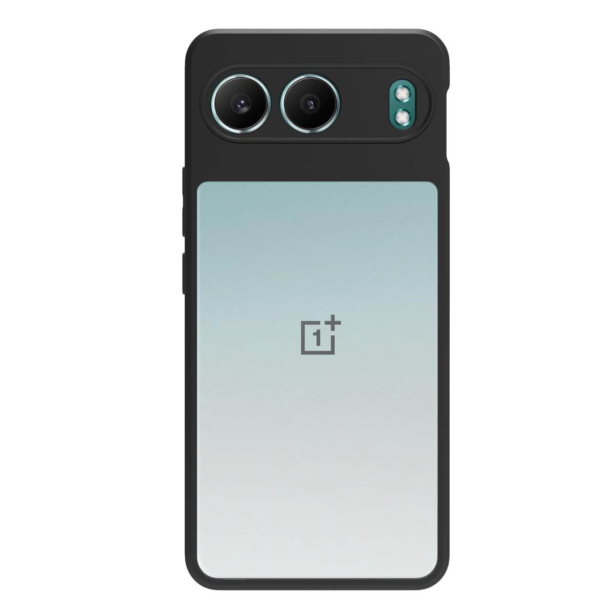 OnePlus Nord 4 5G Back Cover Case | Sleek Hybrid - Clear Black Transparent