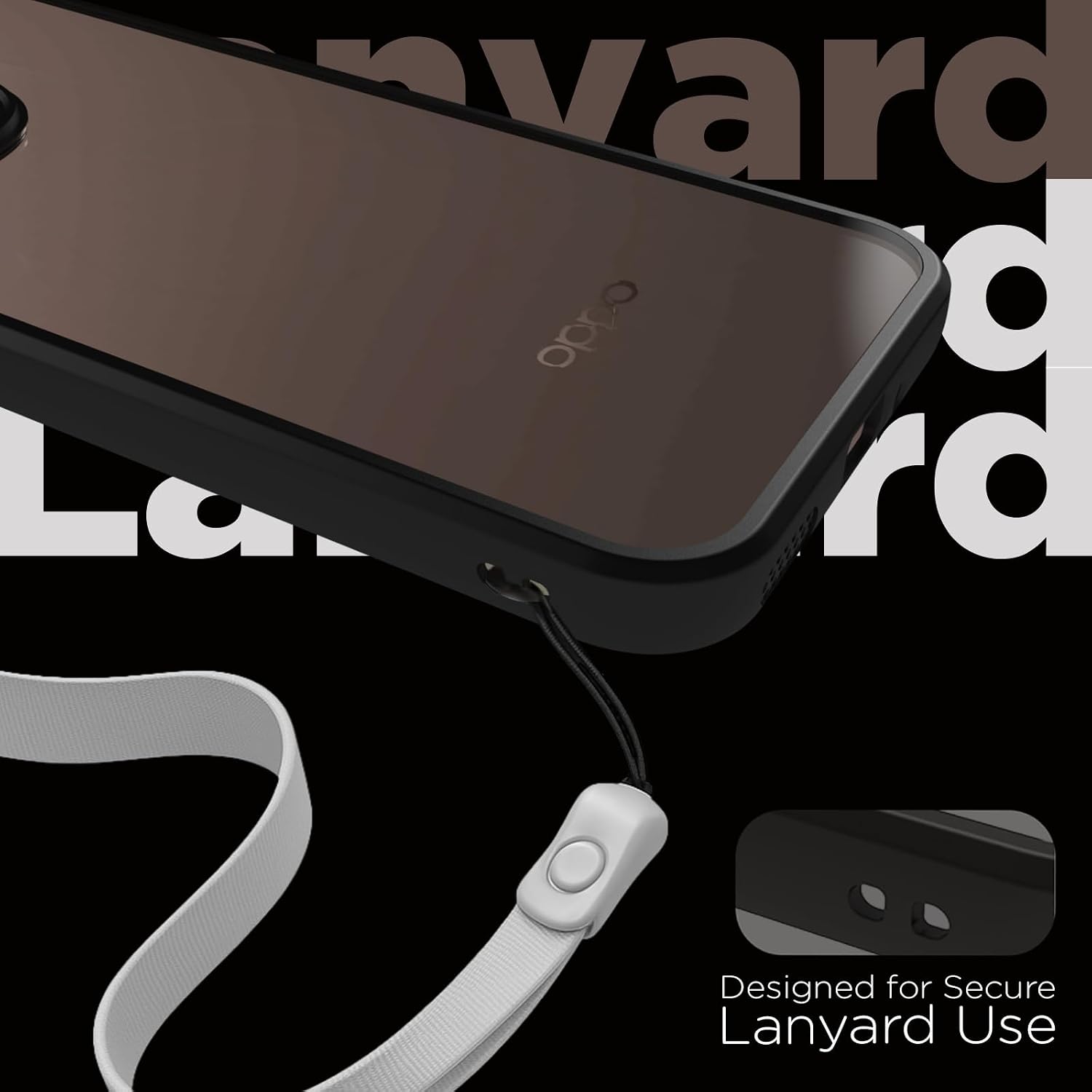 Oppo Reno15 Pro Back Cover Case | Sleek Hybrid - Clear Black