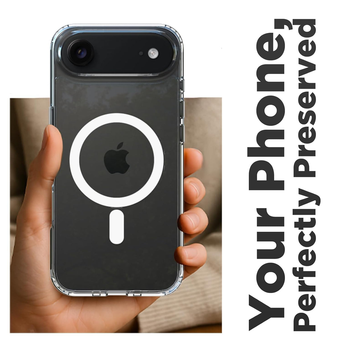 iPhone 17 Air/iPhone Air Back Cover Case | Clear Hybrid - Clear