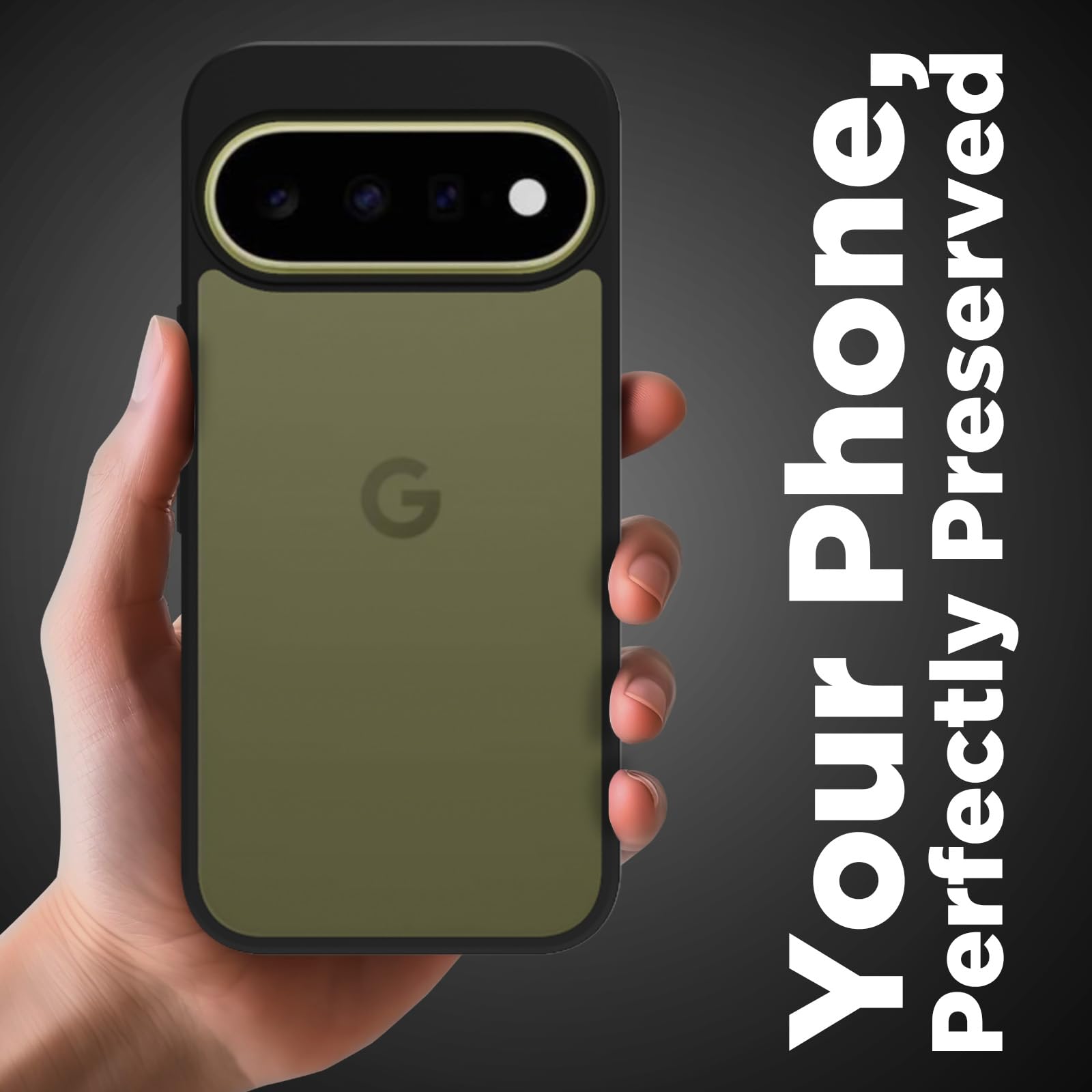 Google Pixel 11 / Pixel 11 Pro Back Cover Case | Sleek Hybrid - Matte Black