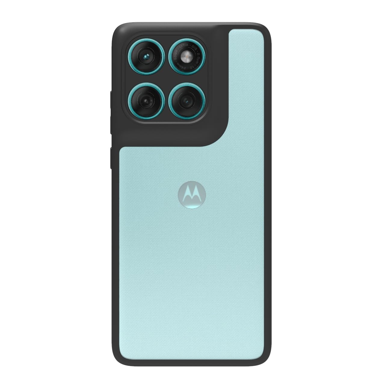 Moto Edge 60 Fusion 5G / Moto Edge 60 5G Back Cover Case | Clear Hybrid - Clear Black