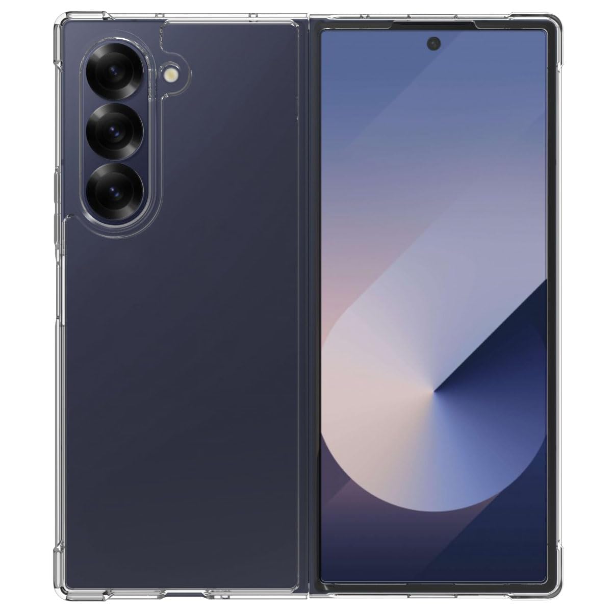 Samsung Galaxy Z Fold 6 Back Cover Case | Clear Hybrid - Transparent