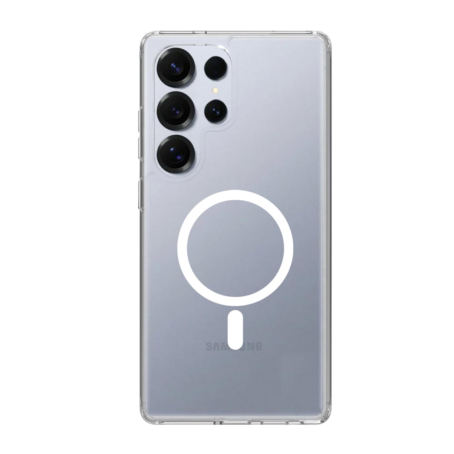 Samsung Galaxy S25 Ultra  Back Cover Case | Sleek Hybrid - Clear Magnetic