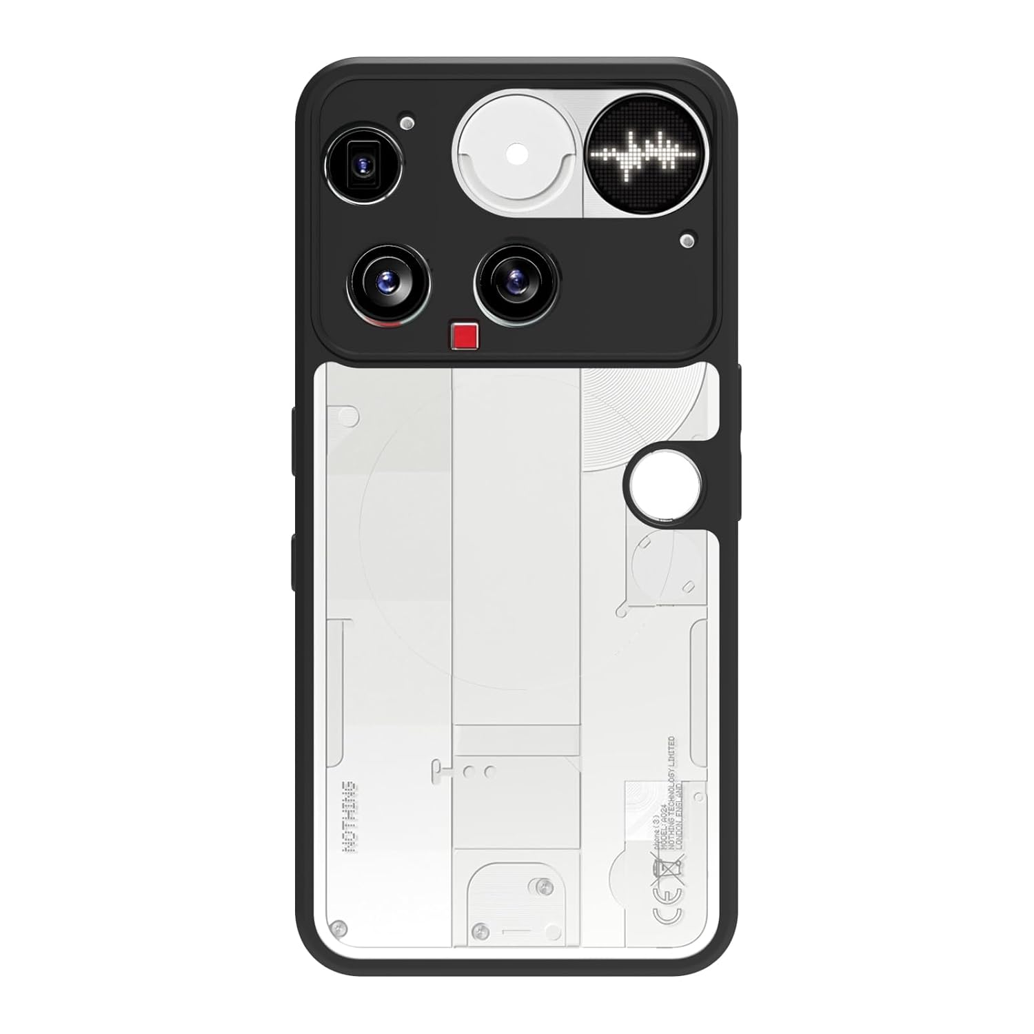 Nothing Phone 3 Back Cover Case | Sleek Hybrid - Clear