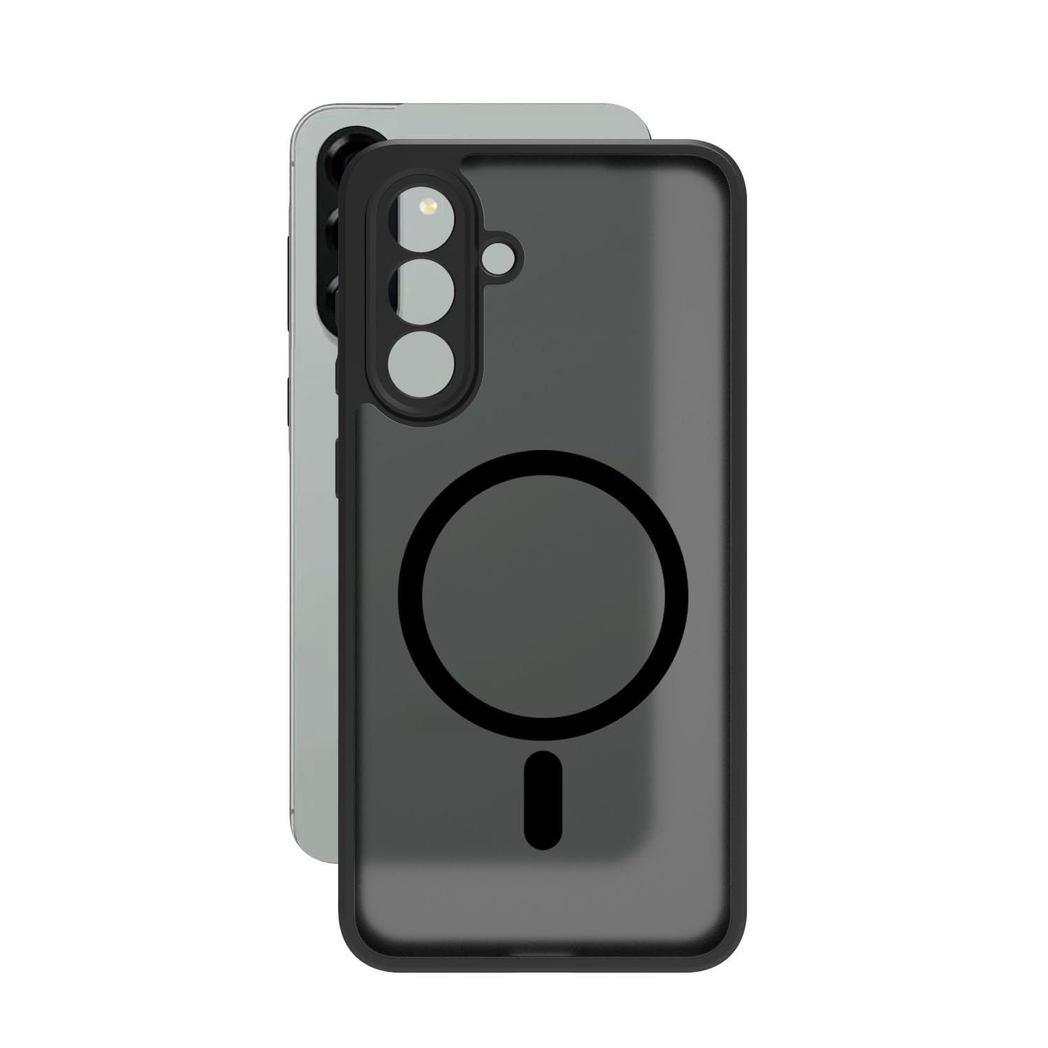 Samsung Galaxy A56 5G Back Cover Case | Sleek Hybrid - Matte Black Magnetic