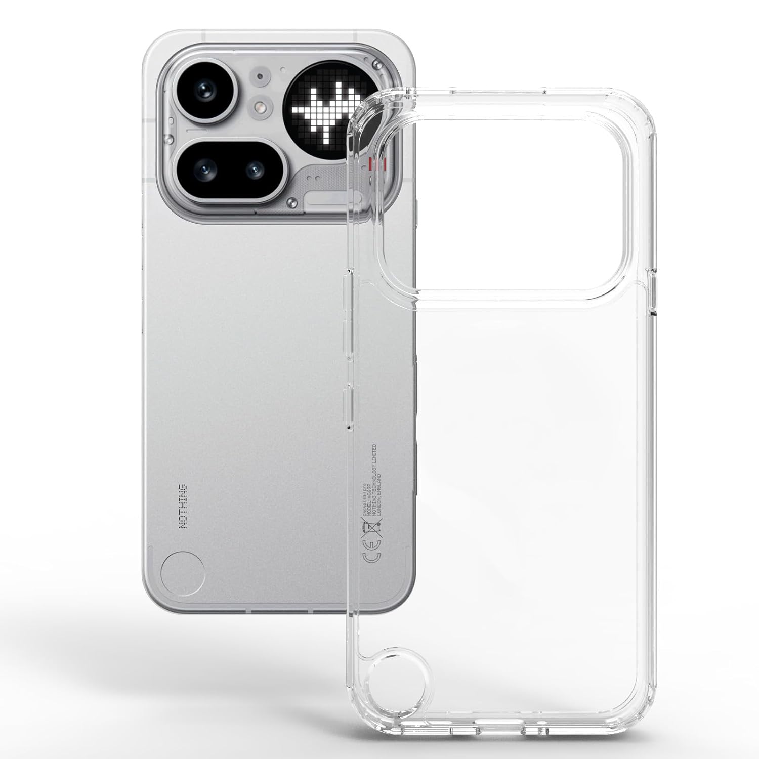 Nothing Phone 4a Pro 5G Back Cover Case | Clear Hybrid - Clear