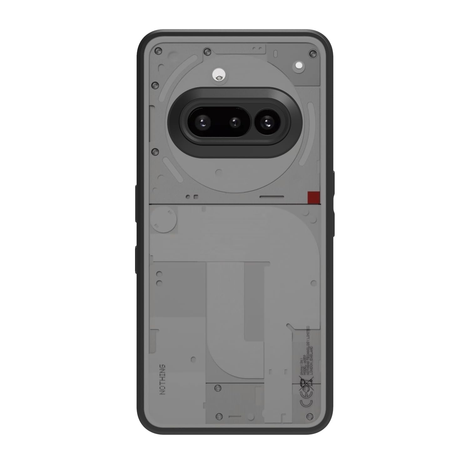 Nothing Phone 3a Back Cover Case | Sleek Hybrid - Matte Black