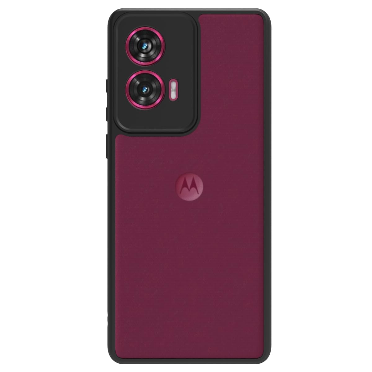 Motorola Edge 50 Fusion / G96 5G Back Cover Case | Sleek Hybrid - Matte Black