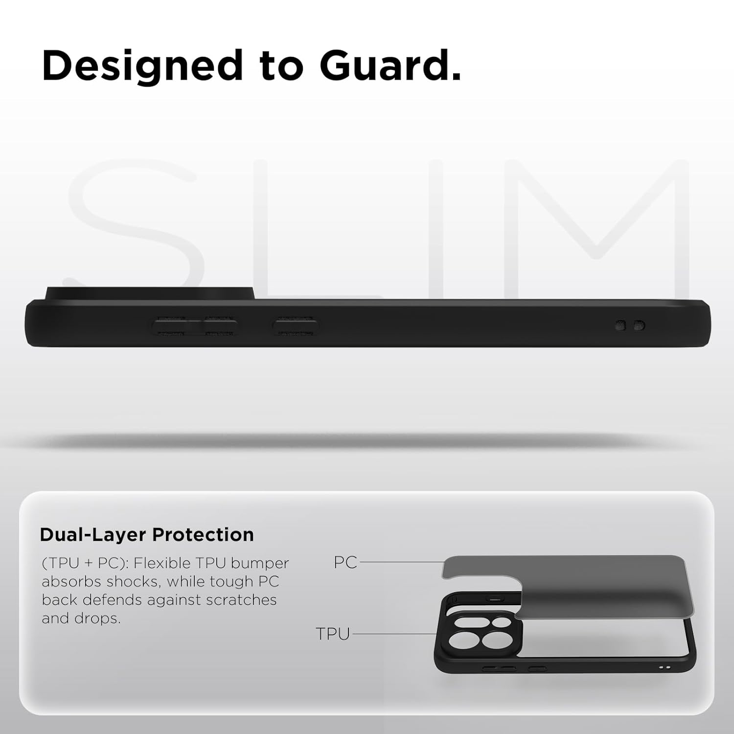 Oppo Find X9 5G Back Cover Case | Sleek Hybrid - Matte Black