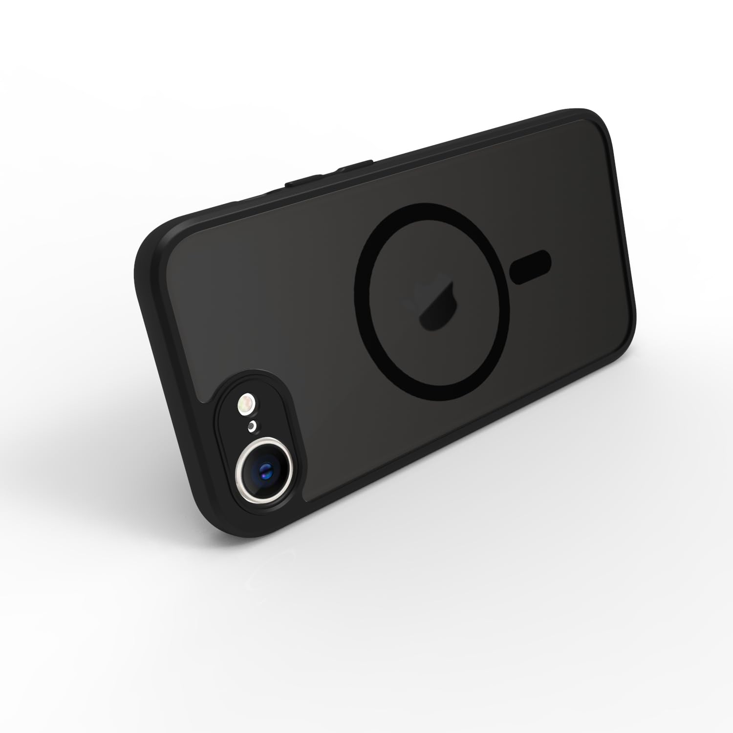 iPhone 16e / iPhone 17e Back Cover Case | Sleek Hybrid - Matte Black Magnetic