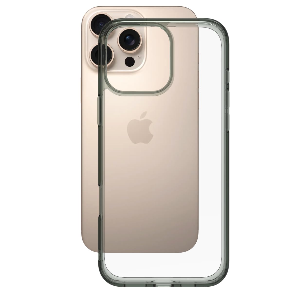 iPhone 16 Pro Max Back Cover Case | Sleek Hybrid - Clear