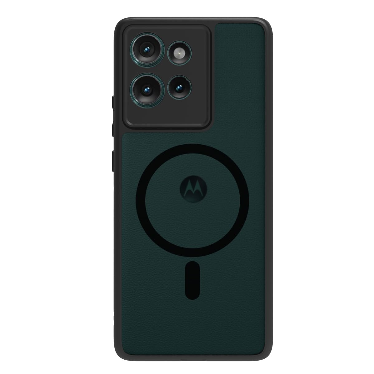 Motorola Edge 50 Back Cover Case | Sleek Hybrid - Matte Black Magnetic
