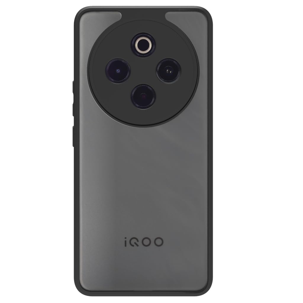 iQOO Z10 5G / Vivo T4 5G Back Cover Case | Sleek Hybrid - Matte Black