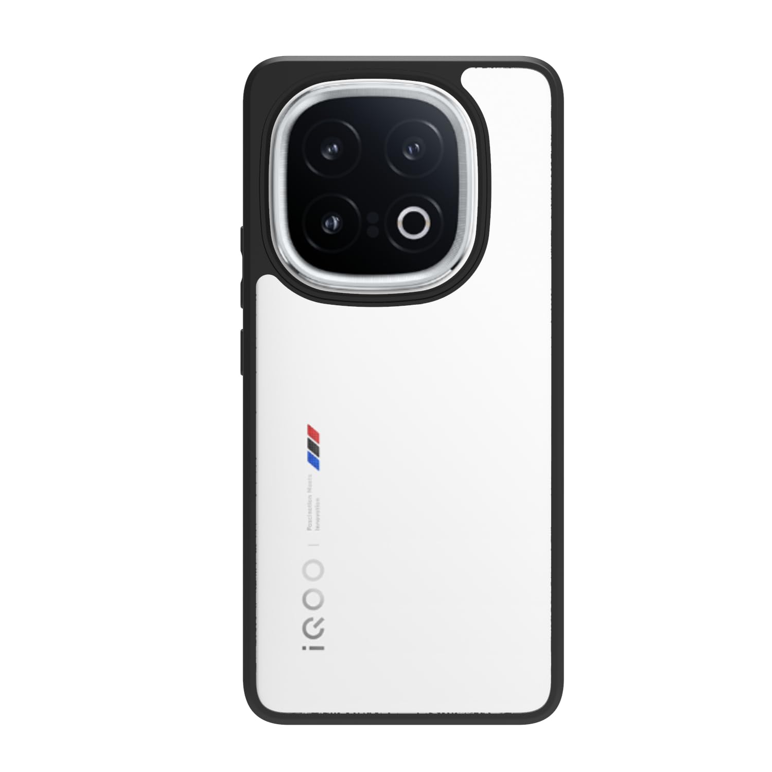iQOO 13 5G Back Cover Case | Sleek Hybrid - Clear Black