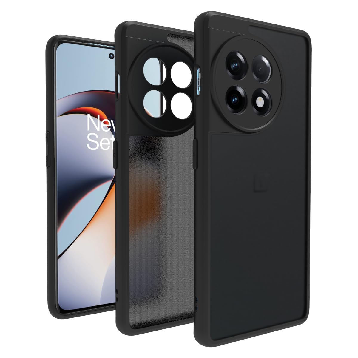 OnePlus 11R Back Cover Case | Sleek Hybrid - Matte Black