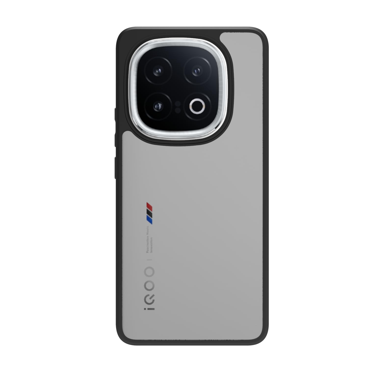 iQOO 13 5G Back Cover Case | Sleek Hybrid - Matte Black