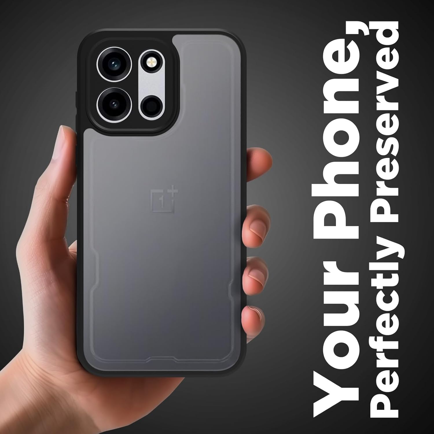 OnePlus Nord 6 5G / Nord CE 6 5G Back Cover Case | Sleek Hybrid - Matte Black