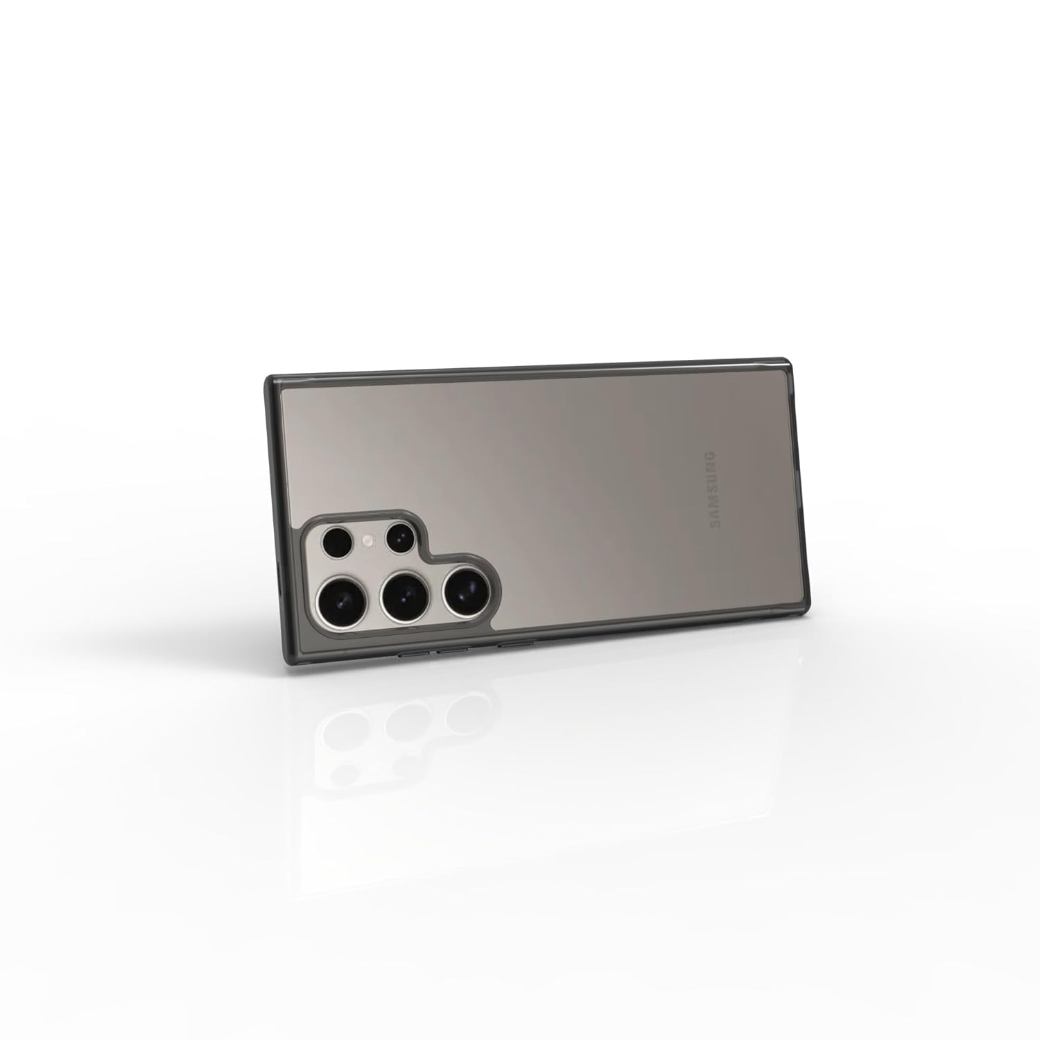 Samsung Galaxy S24 Ultra Back Cover Case | Clear Hybrid - Clear Smoke