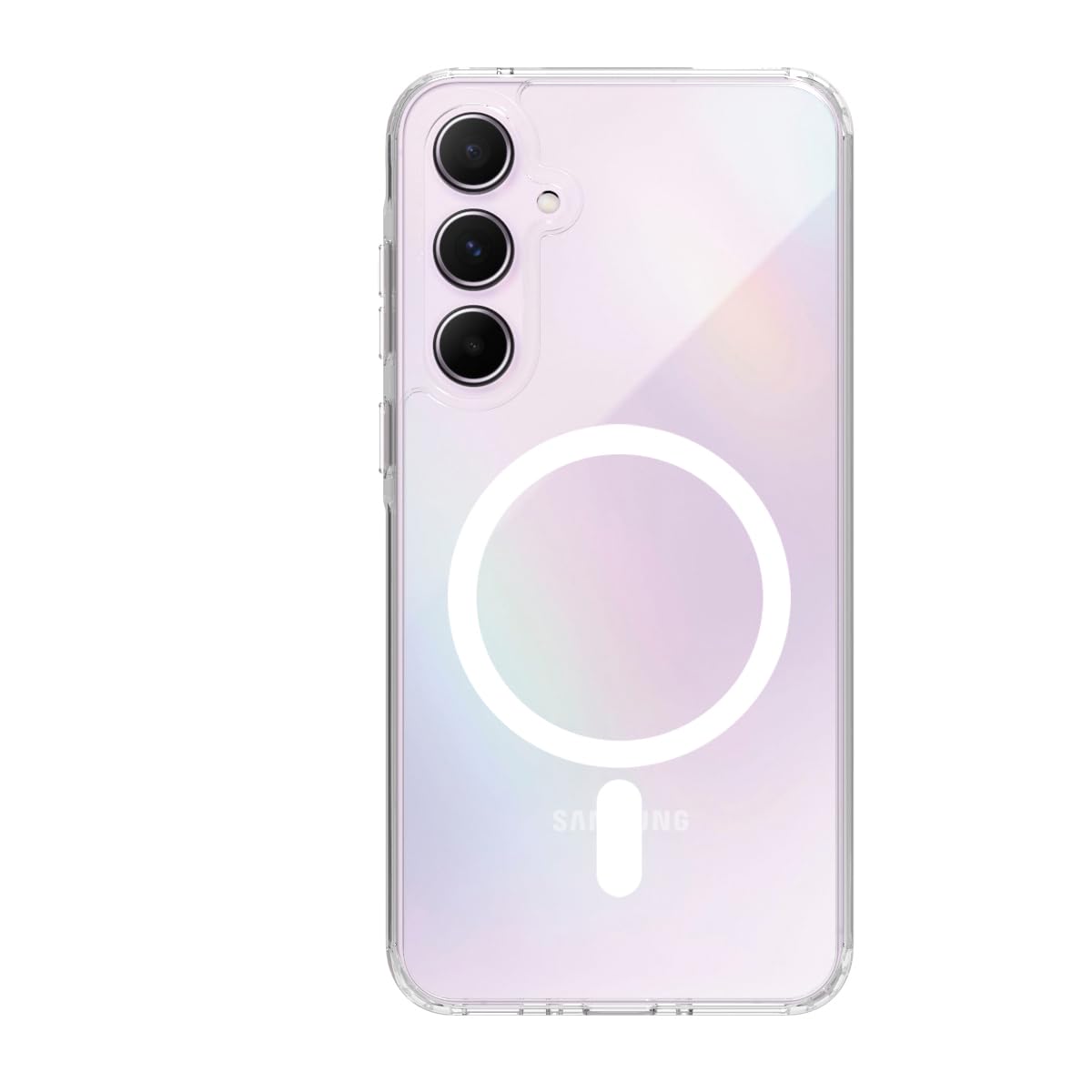 Samsung Galaxy A35 Back Cover Case | Clear Hybrid - Clear Magnetic