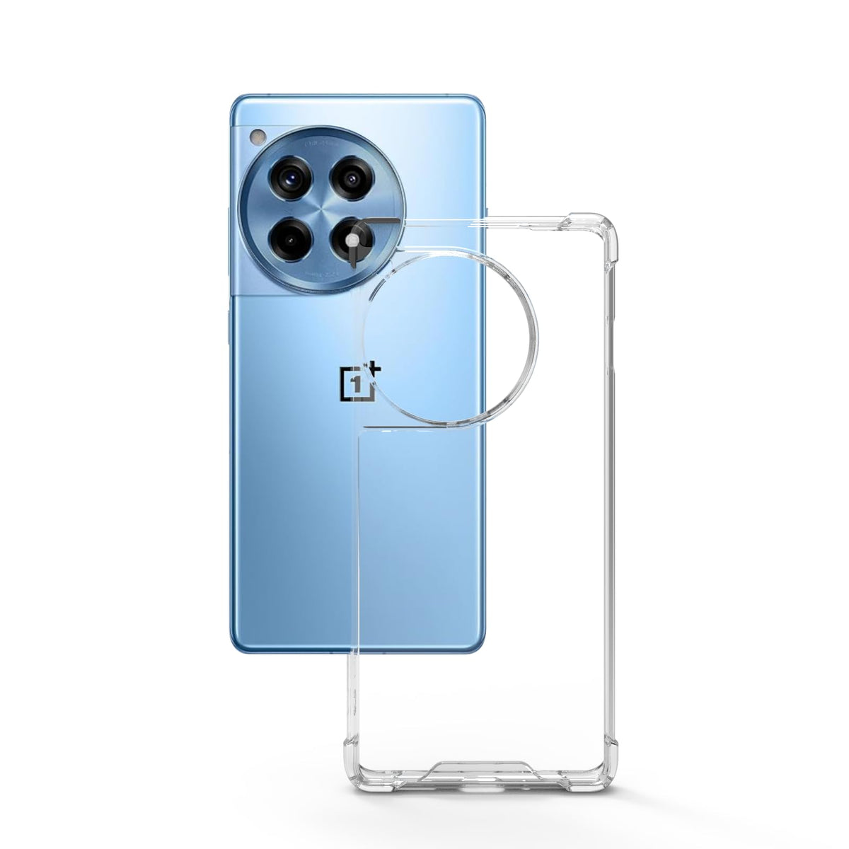 OnePlus 12R Back Cover Case | Clear Hybrid - Clear
